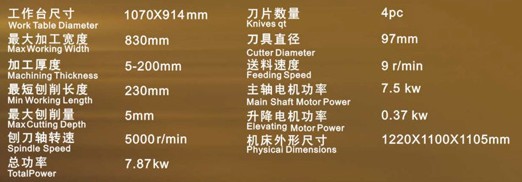 強勁單面壓刨