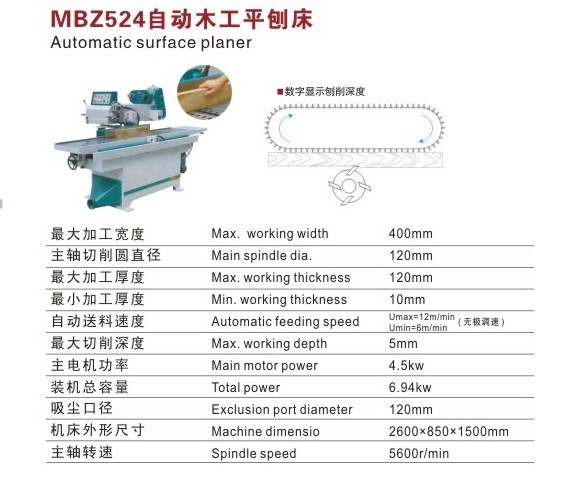 MBZ524自動(dòng)木工平刨/自動(dòng)送料平刨/大平刨